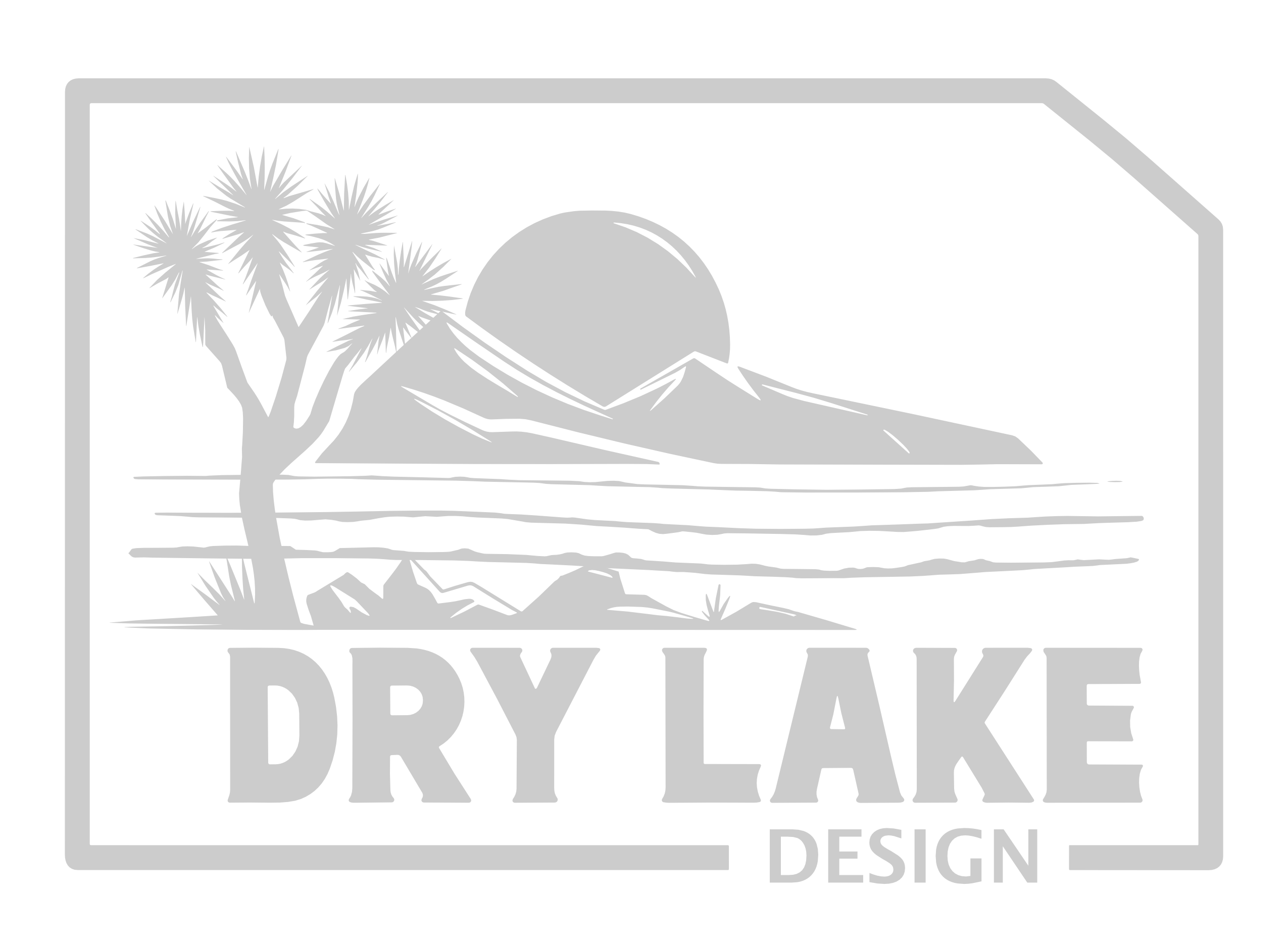 Logo for Dry Lake Design, an agency